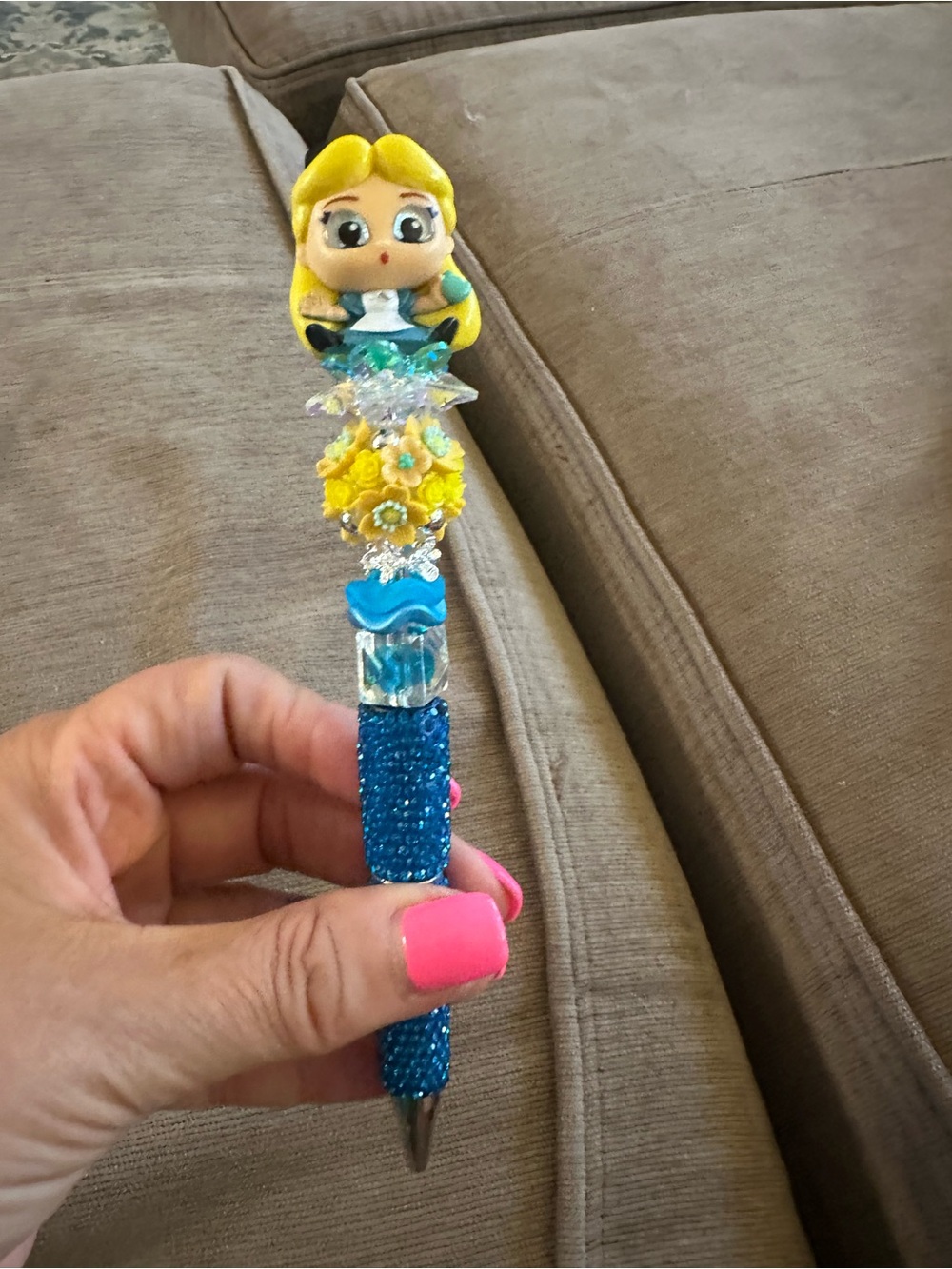 Alice beaded bling pen